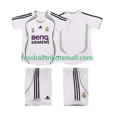 Fußballtrikots Real Madrid 2006 2007 Retro Kinder Kurzarm Heimtrikotsatz kaufen